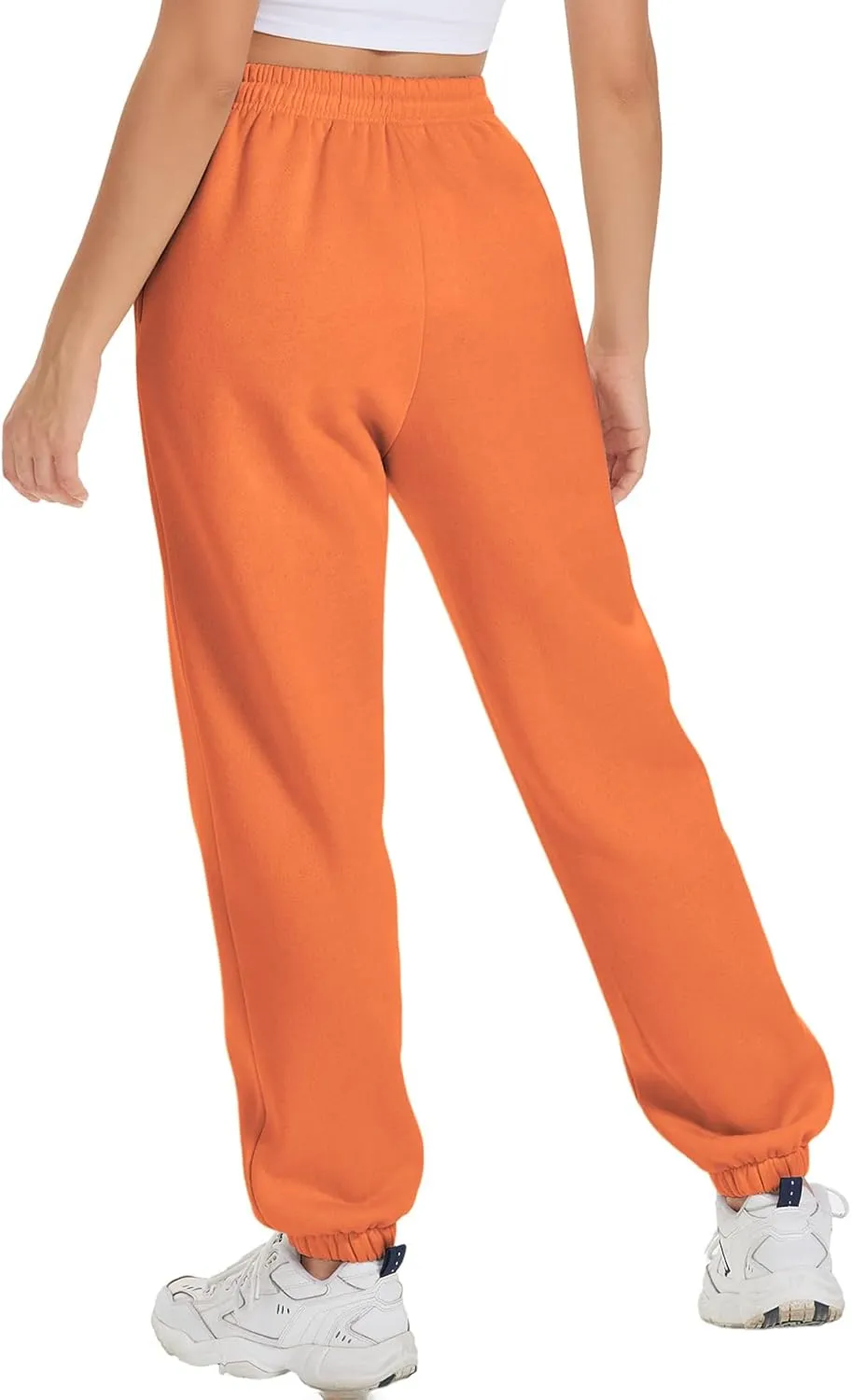 ATHMILE Sweatpants Women Fleece Pockets Winter Fall Fashion Baggy Lounge Pants Joggers