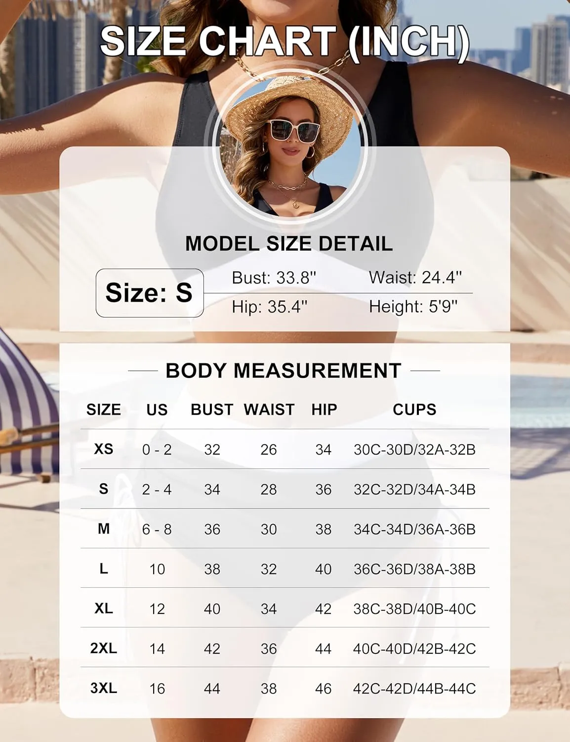 Blooming Jelly Women High Waisted Bikini Sets Tummy Control Swimsuits Color Block Two Piece Drawstring Bathing Suit