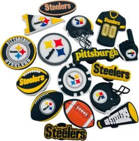 Football Pittsburg Steel City Shoe Charms