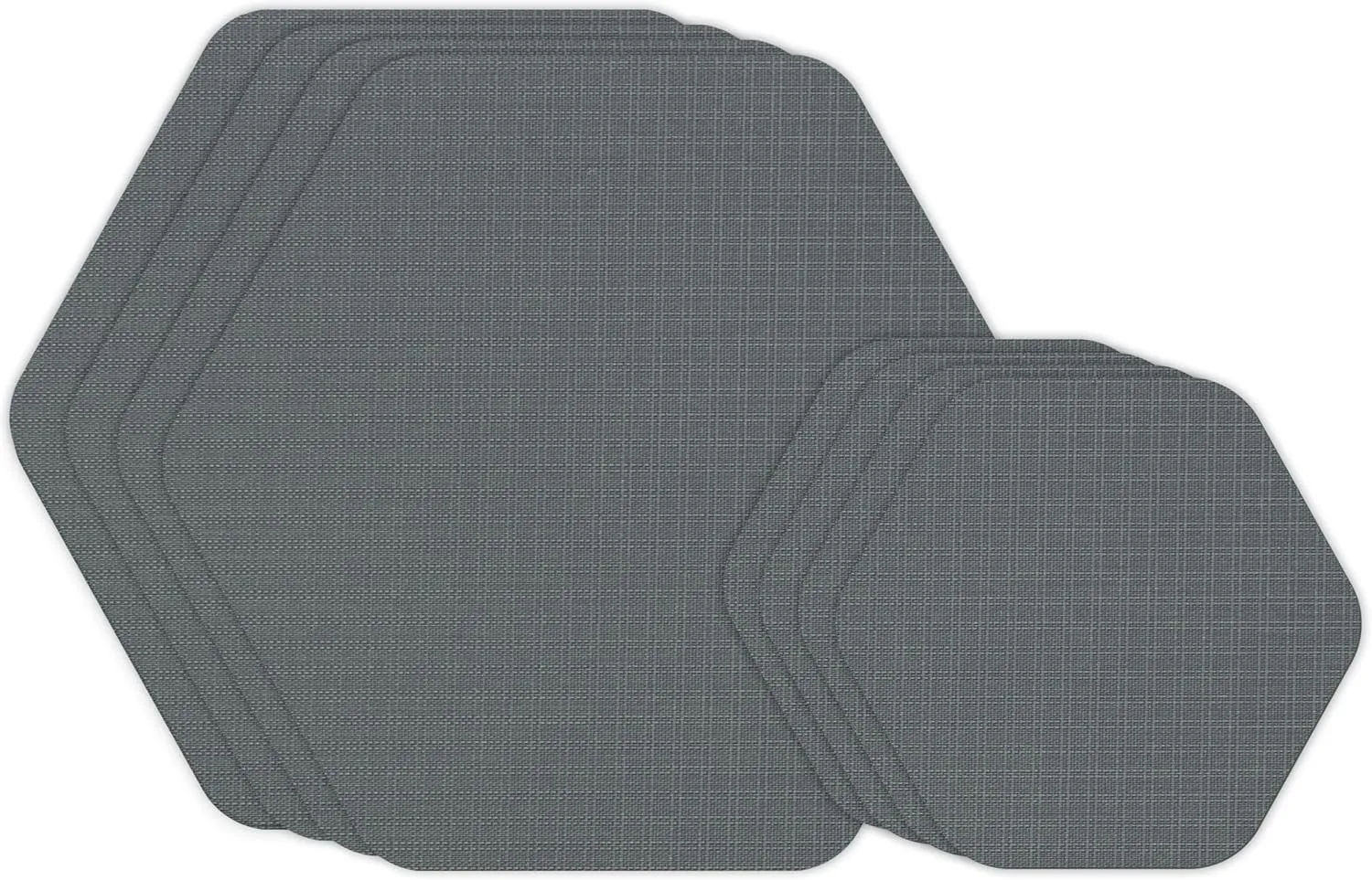 GEAR AID Tenacious Tape Hex 2.5 and 1.5 Repair Patches, Peel-and-Stick to Fix Holes and Burns in Down Jackets, Rain Gear, Tents, Tarps and More