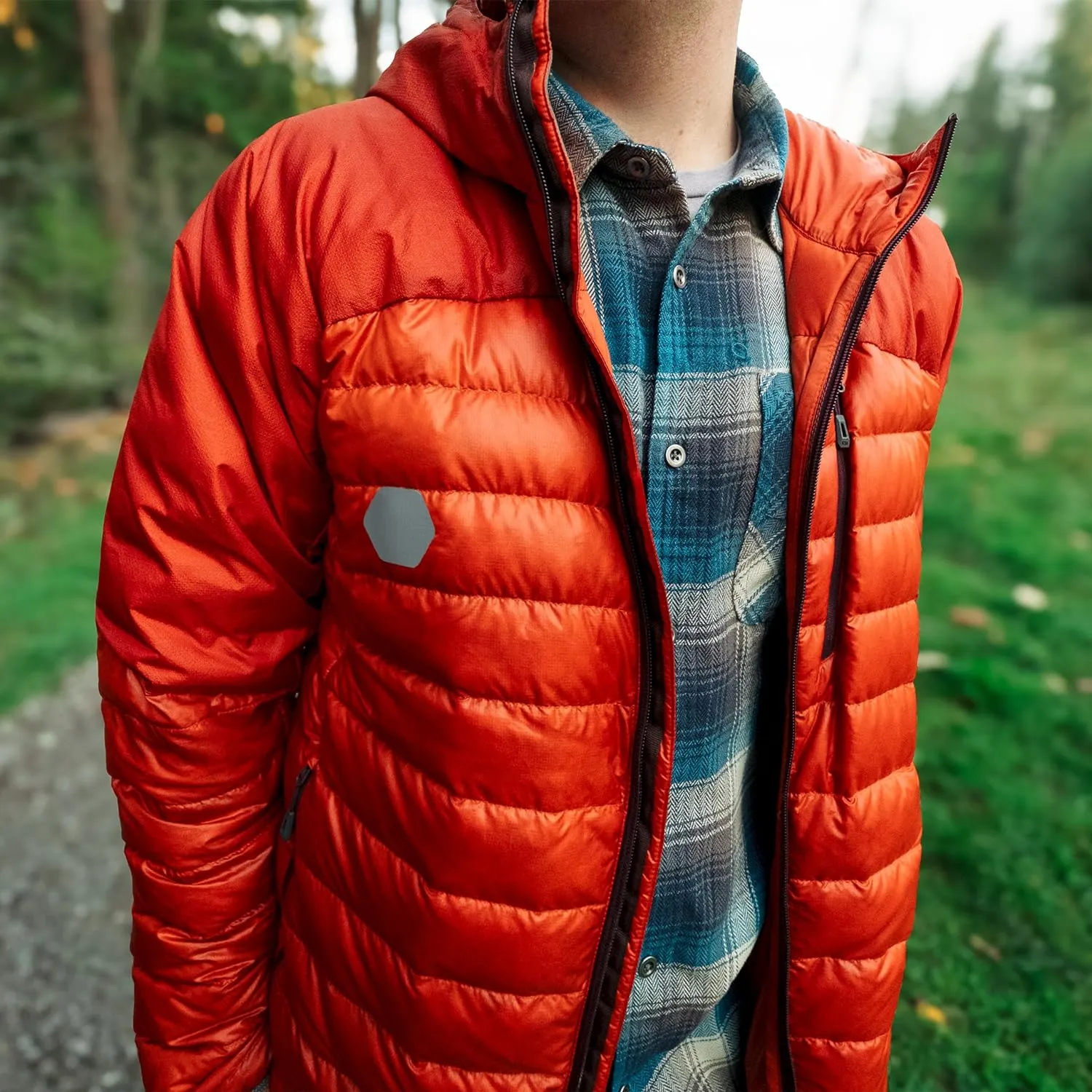 GEAR AID Tenacious Tape Hex 2.5 and 1.5 Repair Patches, Peel-and-Stick to Fix Holes and Burns in Down Jackets, Rain Gear, Tents, Tarps and More