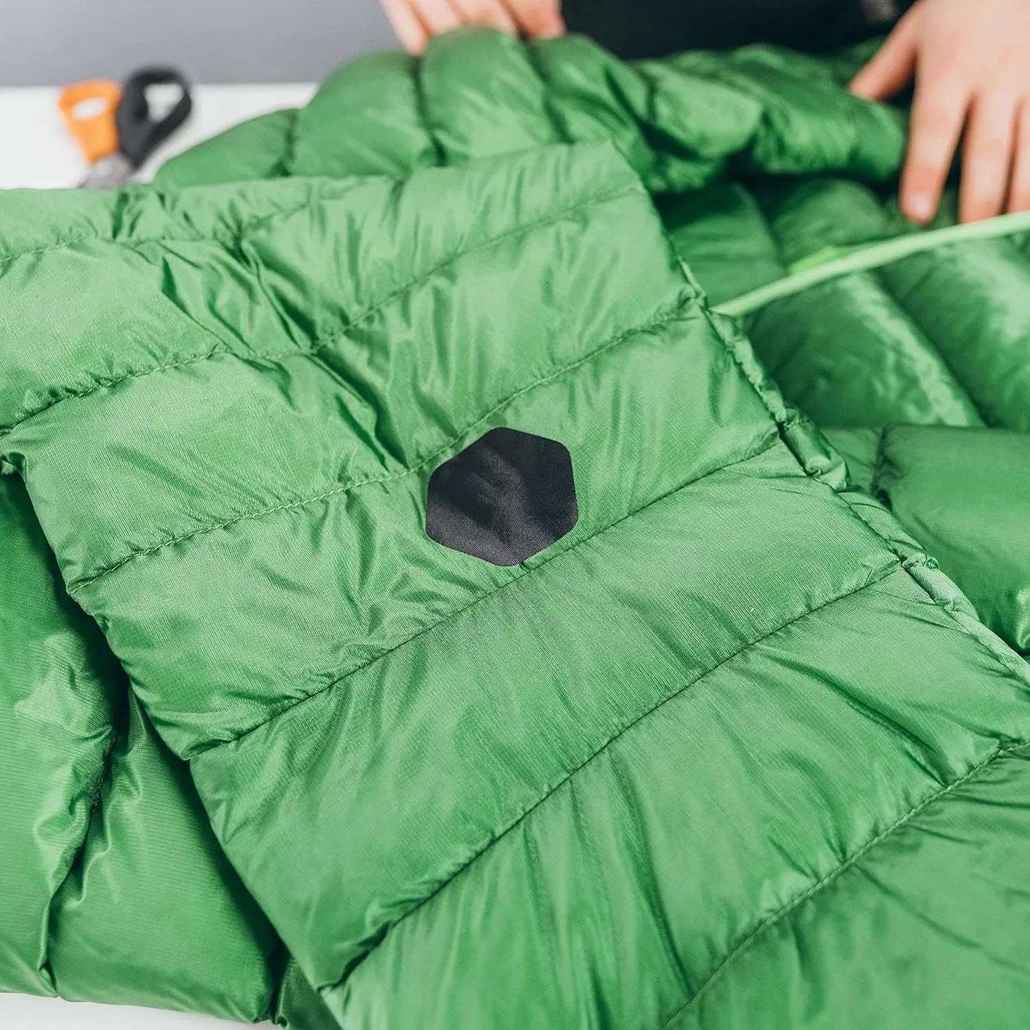 GEAR AID Tenacious Tape Hex 2.5 and 1.5 Repair Patches, Peel-and-Stick to Fix Holes and Burns in Down Jackets, Rain Gear, Tents, Tarps and More