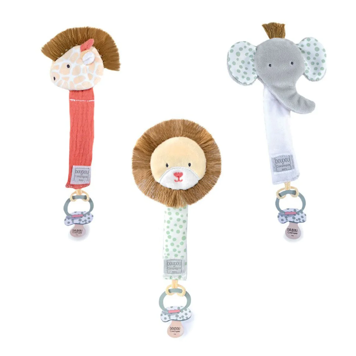 Histoire d'Ours Savane Dummy Holder 18cm (1pc)