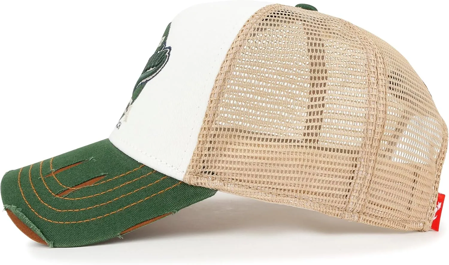 ililily Premium California Bear Embroidered Baseball Cap Vintage Trucker Hat
