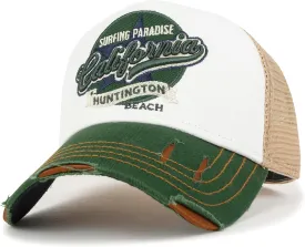ililily Premium California Bear Embroidered Baseball Cap Vintage Trucker Hat