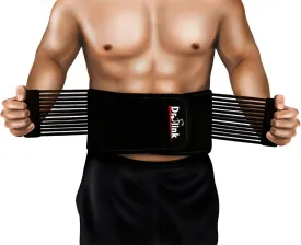 Lower Back Brace Lumbar Support Belt  Protects & Relieves Back Pain with Dual Adjustable Straps & Breathable Mesh Panels - Super Waist Support & Brace Belt (1 Size FITS Most)