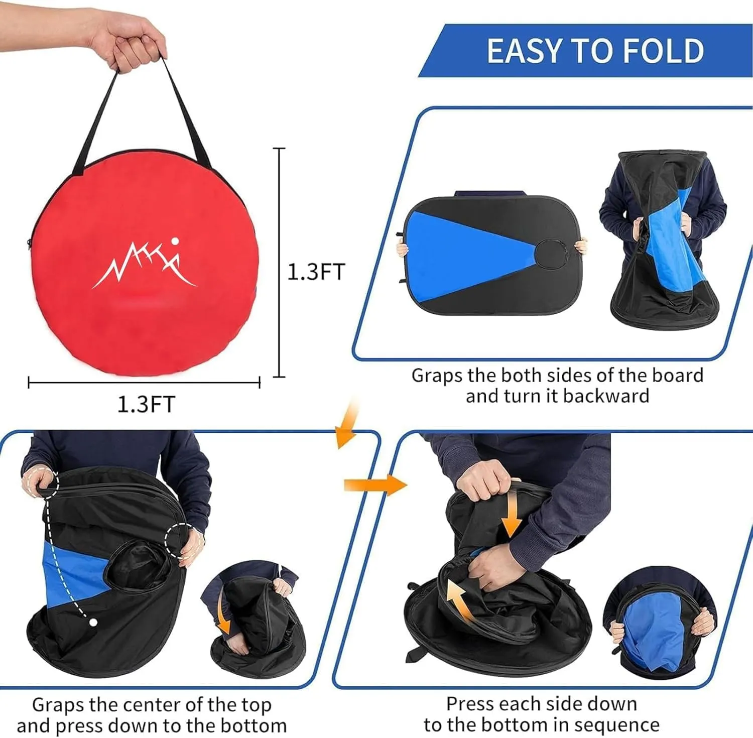 Portable PVC Framed Cornhole Game Set