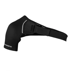 Rehband Shoulder Brace for Men & Women, Adjustable Neoprene Shoulder Support for Sports & Everyday Use, Shoulder Bandage for Left & Right, Colour:Black, Size:Medium, Side:Left