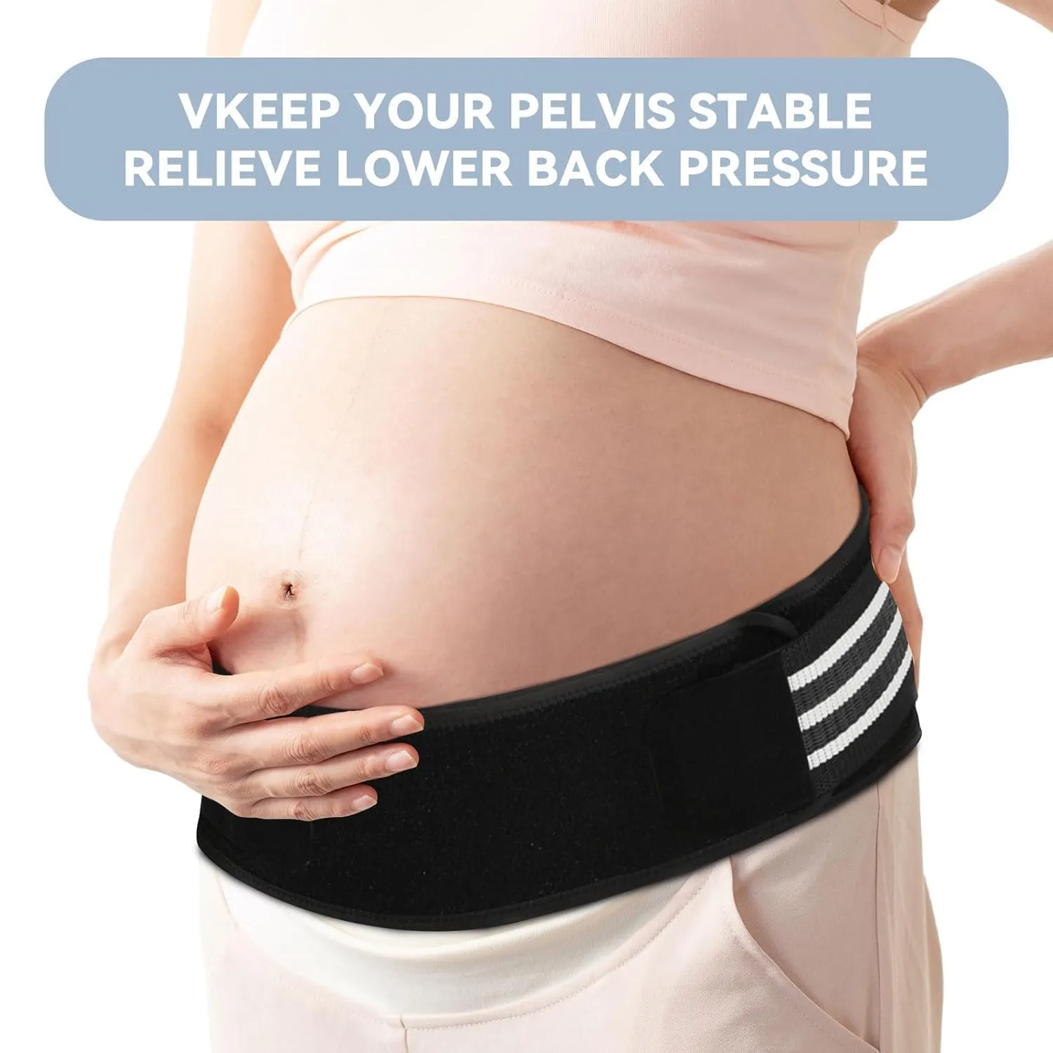 Sacroiliac SI Joint Hip Belt for Women Men-Alleviate Sciatica|Pelvic|Back|Lower Back Support, Pelvic Support Belt, Adjustable Lumbar Pain Relief, Trochanter Belt, Black, S(Hip Size 25-40")
