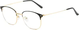 Shiratori New Vintage Fashion Half Frame Semi-Rimless Clear Lens Glasses