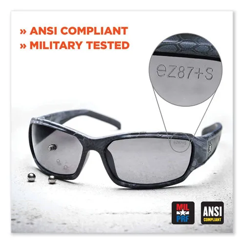 Skullerz Skoll Safety Glasses, Black Nylon Impact Frame, Antifog, Indoor/outdoor Polycarbon Lens, Ships In 1-3 Business Days
