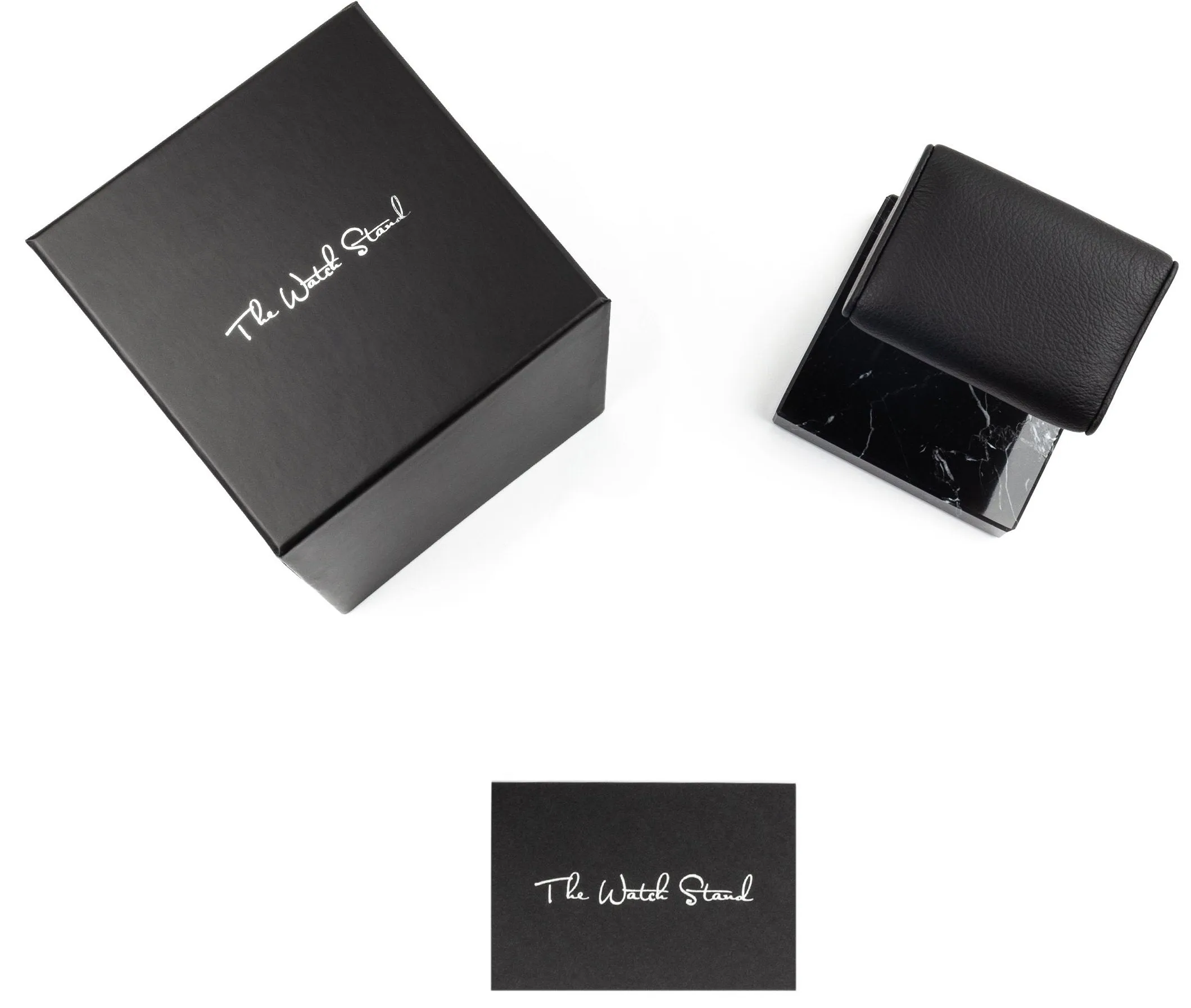 The Watch Stand Classic Black & Silver