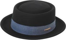 Vintage Hat for Women Men with Roll Trim Panama Hat Magician Woolen Felt Hat Cosplay Costume 1920s Party Hat