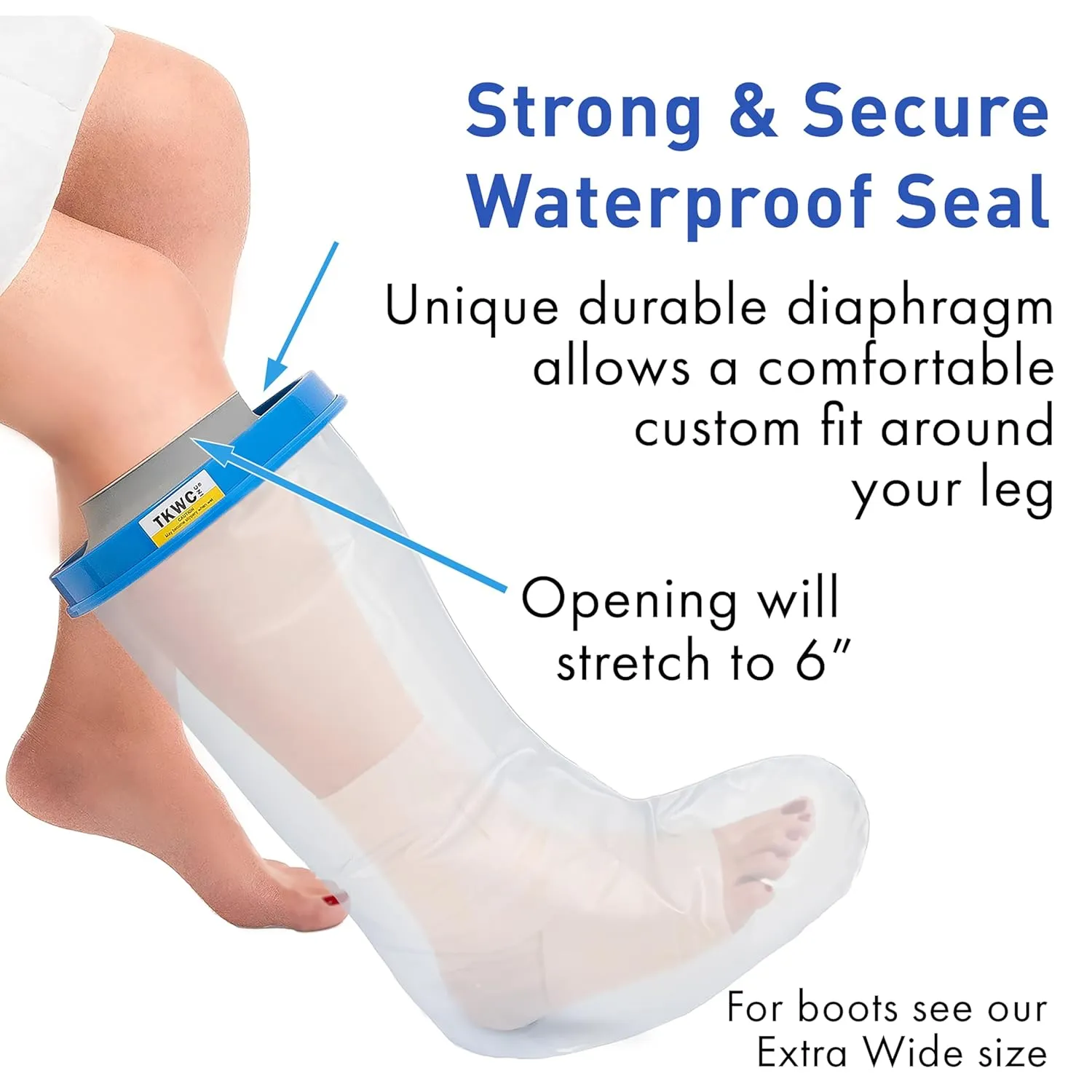 Water Proof Leg Cast Cover for Shower - #5738 - Watertight Foot Protector