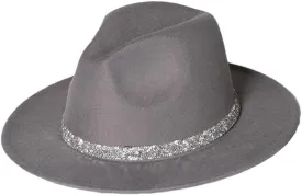 Women Fedora Hats with Diamond Band Fashion Wedding Party Jazz Cap Unisex Church Hat Bucket Hats 41 58-61cm