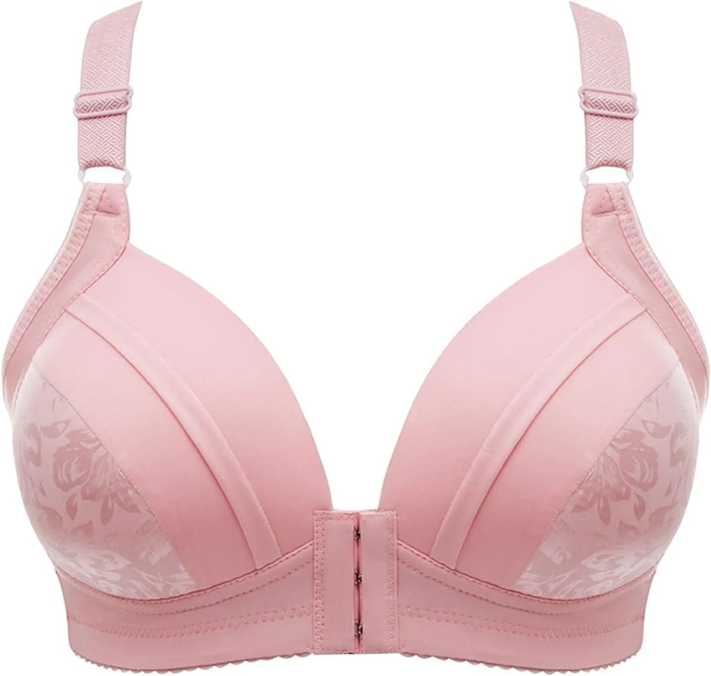 Womens Breathable New Air Bra,Plus Size High Support Ultra-Thin Comfort Padded No Underwire Front Closure Bras