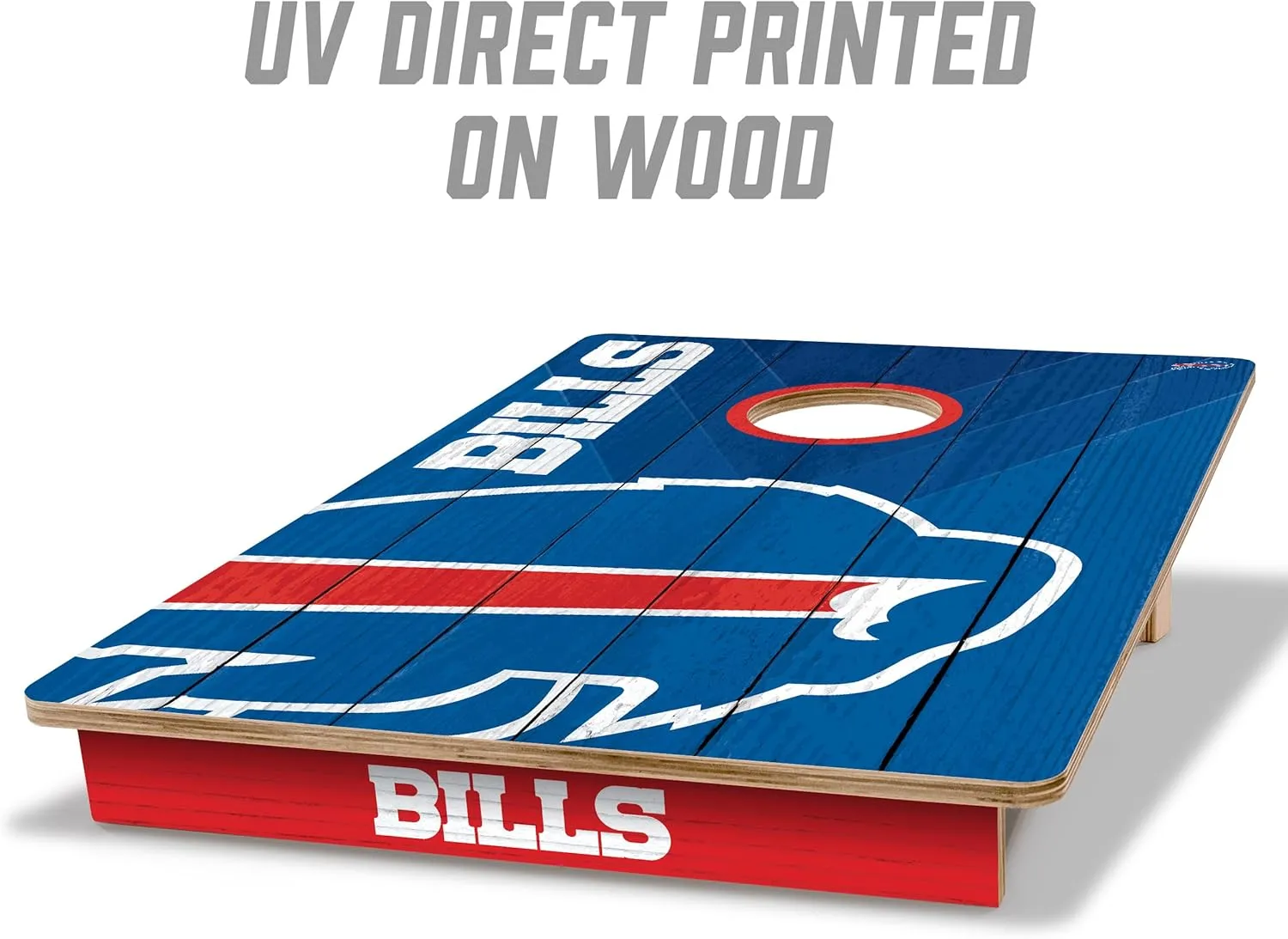 YouTheFan NFL 2 x 3 Wood Cornhole Game with Logo Bags